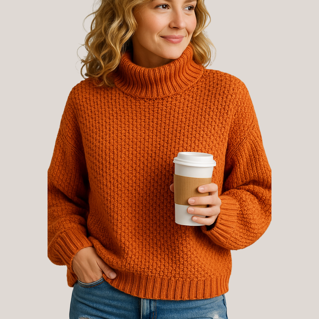 Sofia™ | Klassisk Strikket Sweatshirt