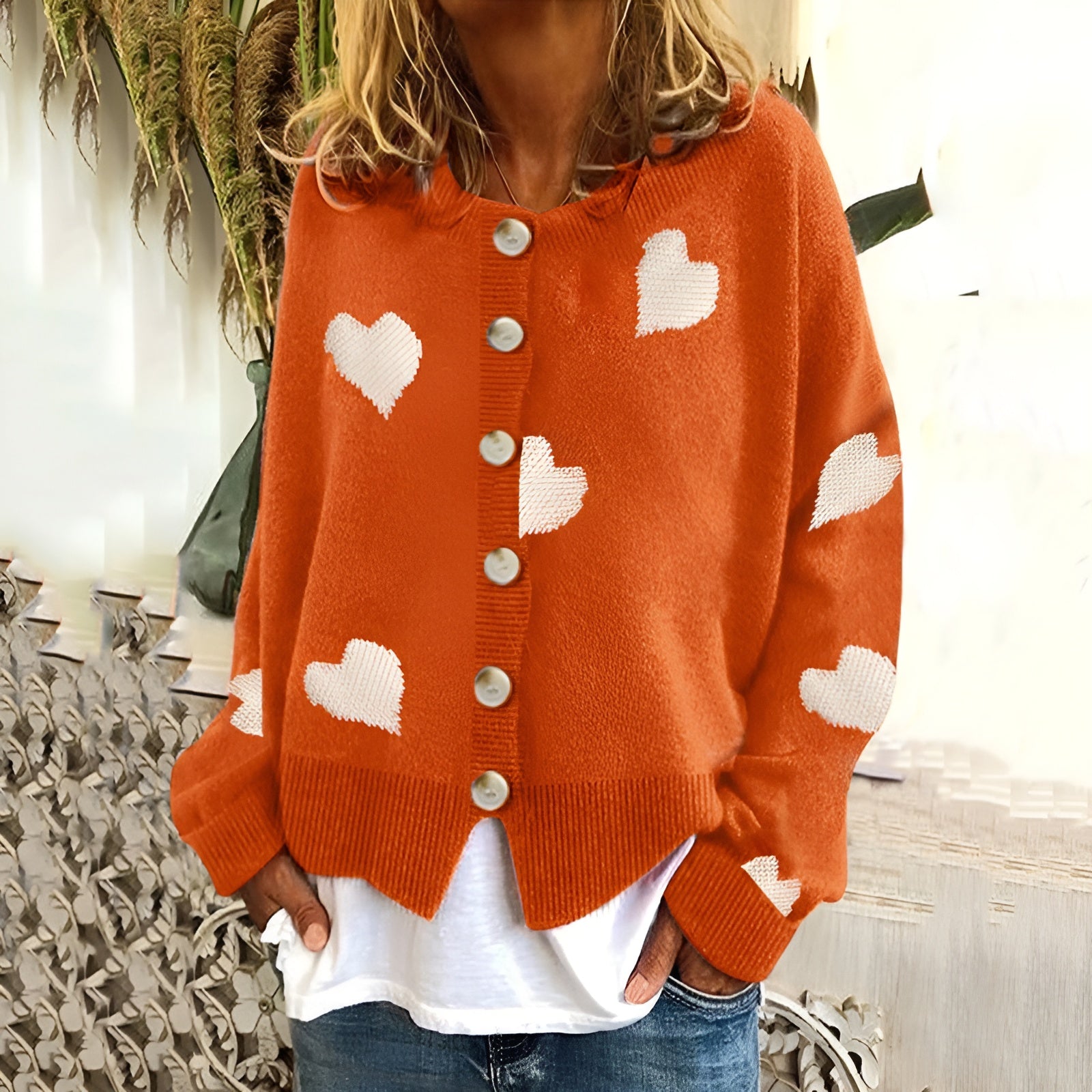 Sofia™ | Hjerte-sweater